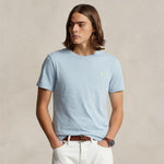 POLO RALPH LAUREN T-Shirt uomo girocollo Custom Slim Fit  Alpine Blue