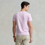 POLO RALPH LAUREN T-Shirt uomo girocollo Custom Slim Fit  Rosa