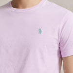 POLO RALPH LAUREN T-Shirt uomo girocollo Custom Slim Fit  Rosa