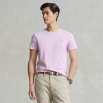 POLO RALPH LAUREN T-Shirt uomo girocollo Custom Slim Fit  Rosa