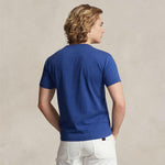 POLO RALPH LAUREN T-Shirt uomo girocollo Custom Slim Fit Royal