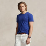 POLO RALPH LAUREN T-Shirt uomo girocollo Custom Slim Fit Royal