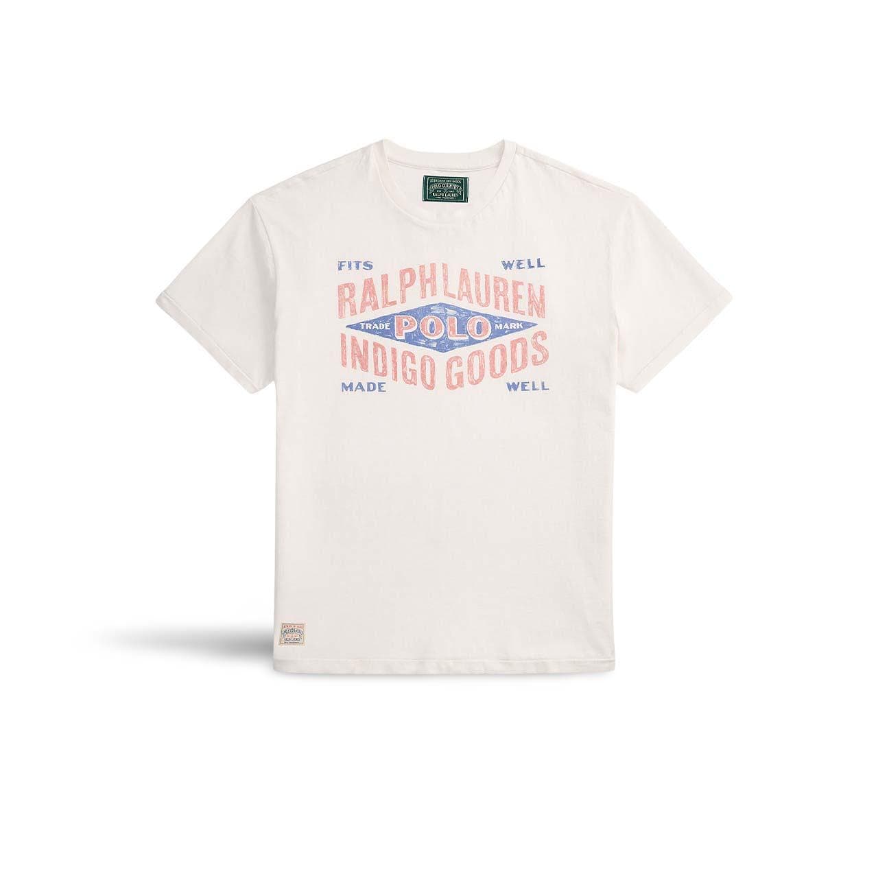 POLO RALPH LAUREN T-Shirt uomo in cotone con grafica Bianco