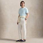 POLO RALPH LAUREN T-Shirt uomo in cotone Custom Slim Fit  Azzurro