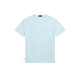 POLO RALPH LAUREN T-Shirt uomo in cotone Custom Slim Fit  Azzurro