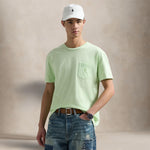 POLO RALPH LAUREN T-Shirt uomo in cotone Custom Slim Fit  Verde