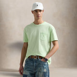 POLO RALPH LAUREN T-Shirt uomo in cotone Custom Slim Fit  Verde