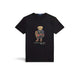 POLO RALPH LAUREN T-Shirt uomo Polo Bear Custom Slim-Fit Nero