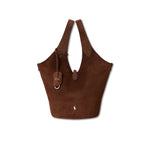POLO RALPH LAUREN Tote Polo Play media in camoscio Marrone