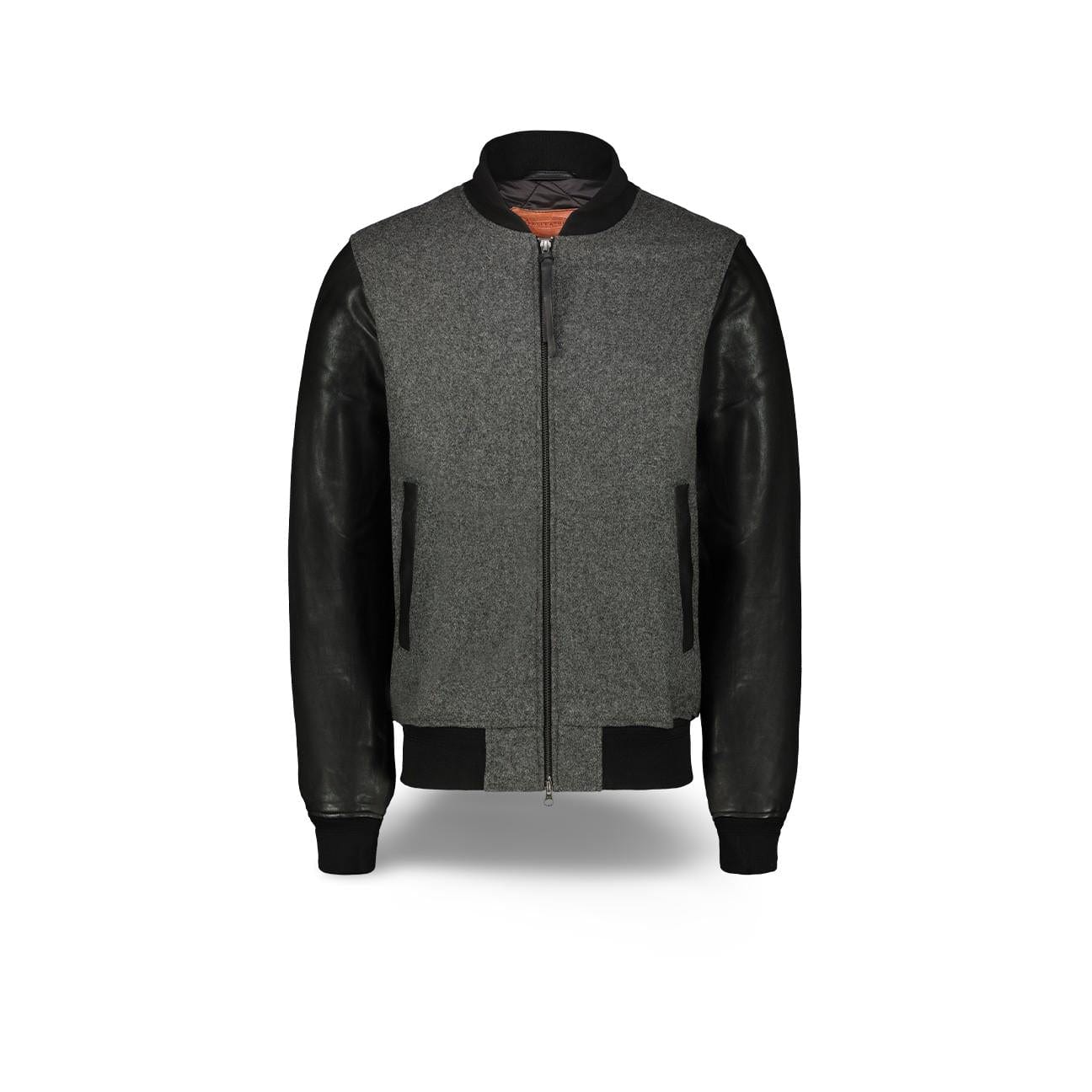 PROLEATHER Giacca uomo Varsity Grigio