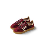 PURAAI Sneakers donna Polly in velluto Burgundy
