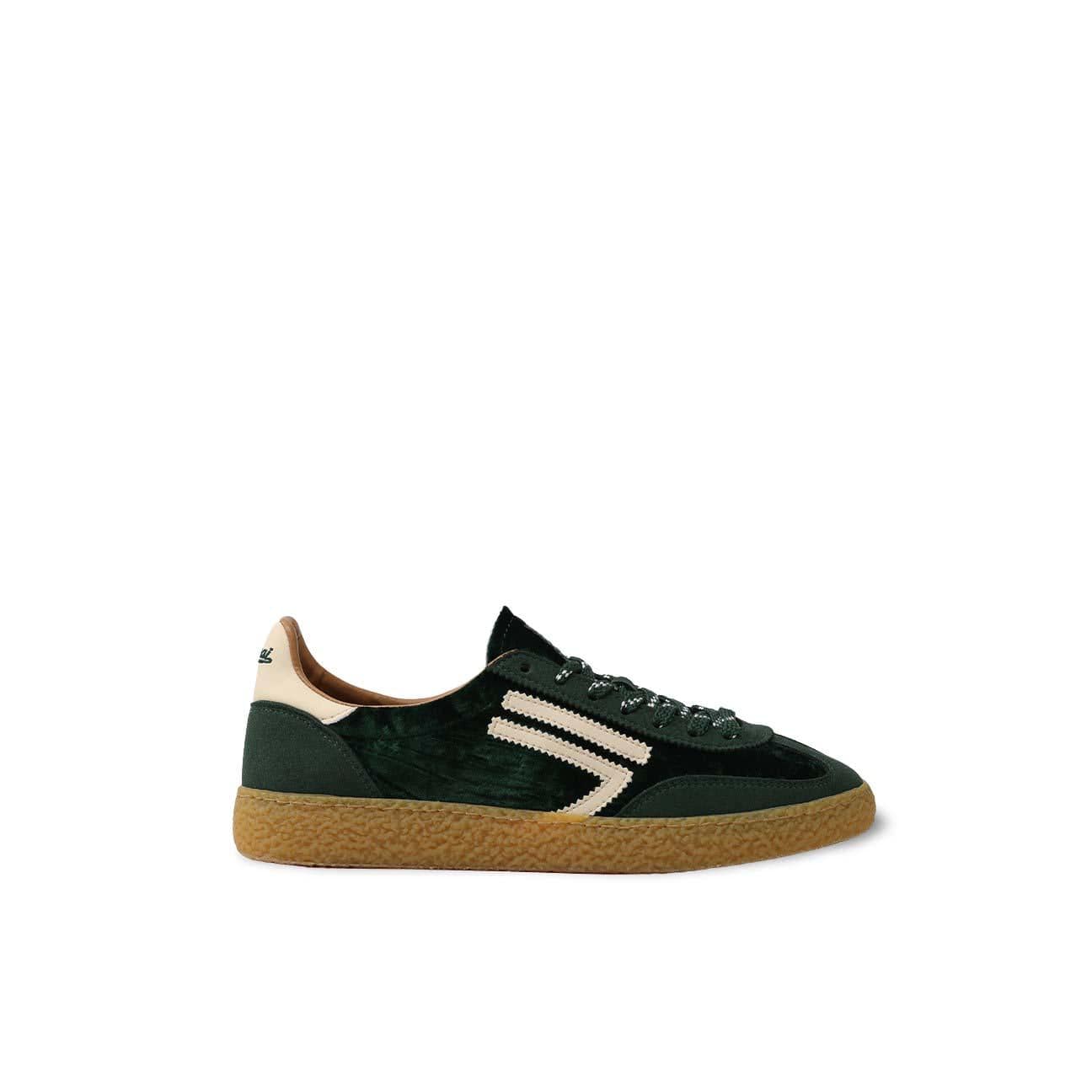 PURAAI Sneakers donna Polly in velluto Verde