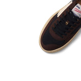 PURAAI Sneakers uomo in nylon e sude Nero e Marrone