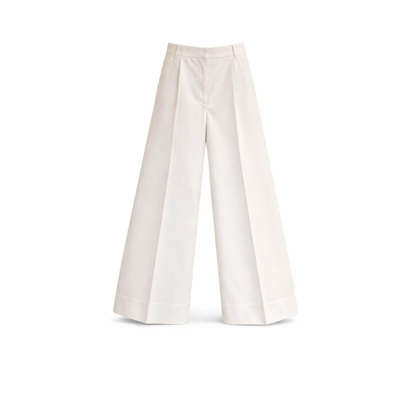 QL2 Pantalone donna Melody D in cotone Bianco