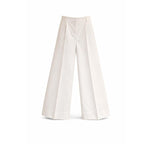 QL2 Pantalone donna Melody D in cotone Bianco