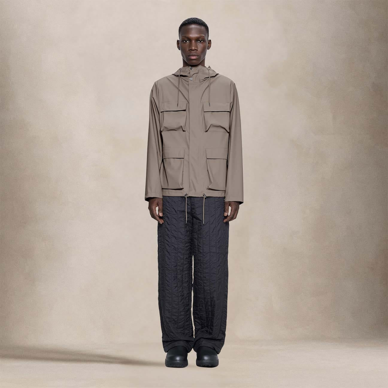 RAINS Giacca uomo Pocket Jacket Cinder
