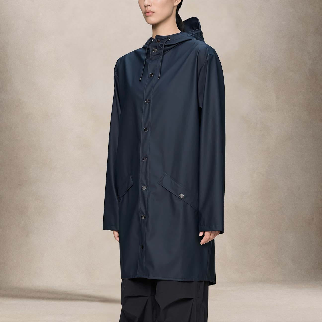 RAINS Impermeabile Long Jakcket Blue