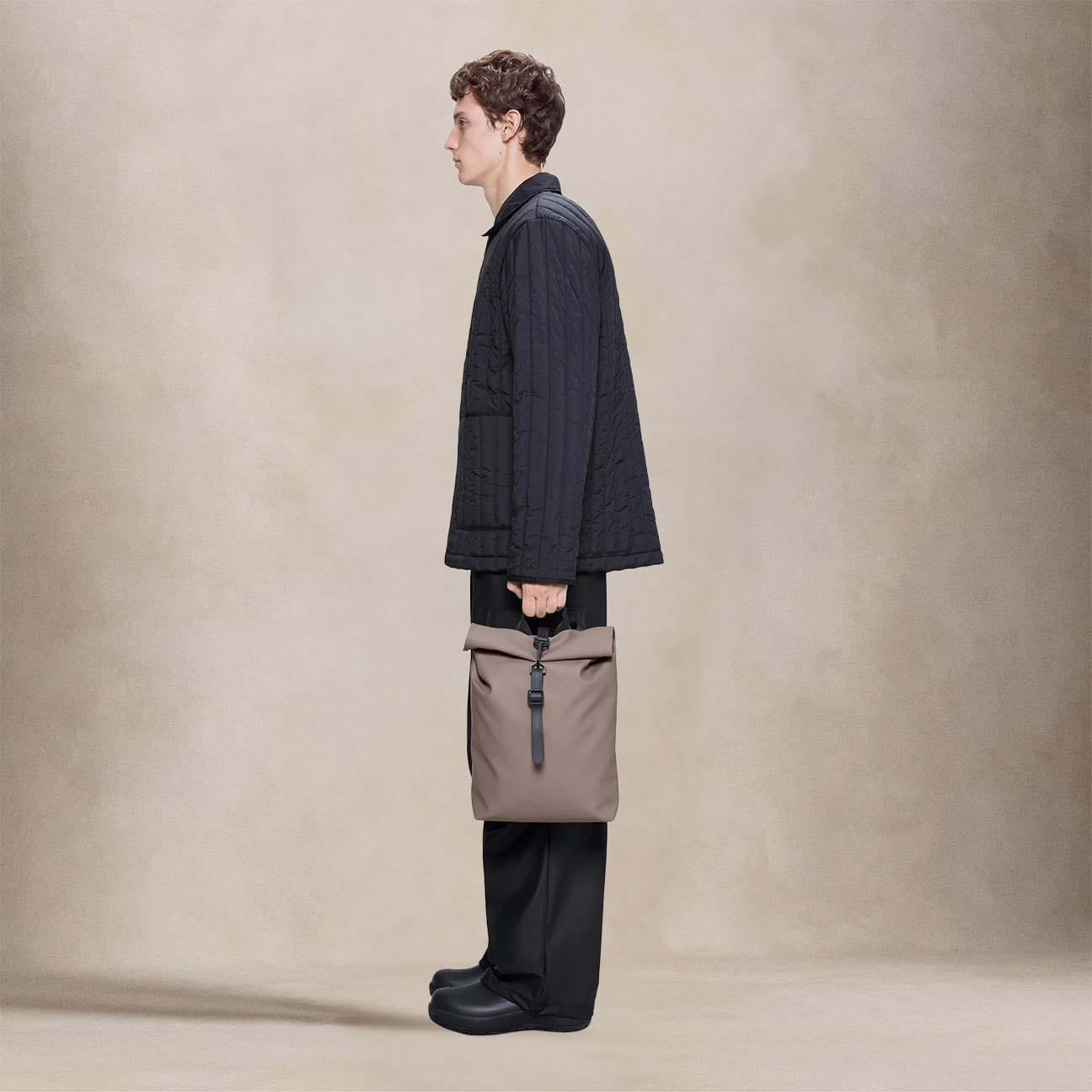 RAINS Zaino Rolltop Rucksack Mini Cinder