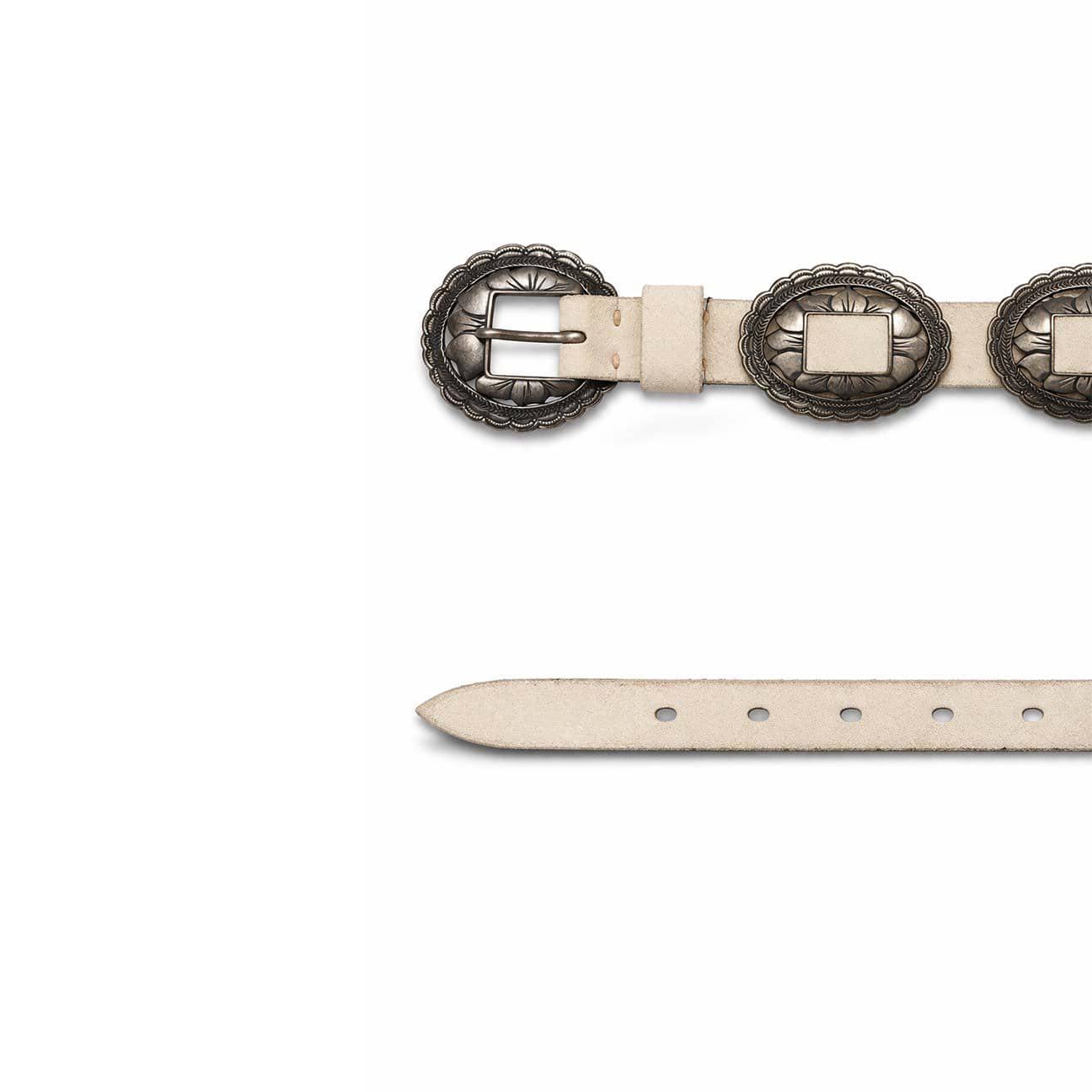 Riccardo Forconi Cintura donna in pelle Latte