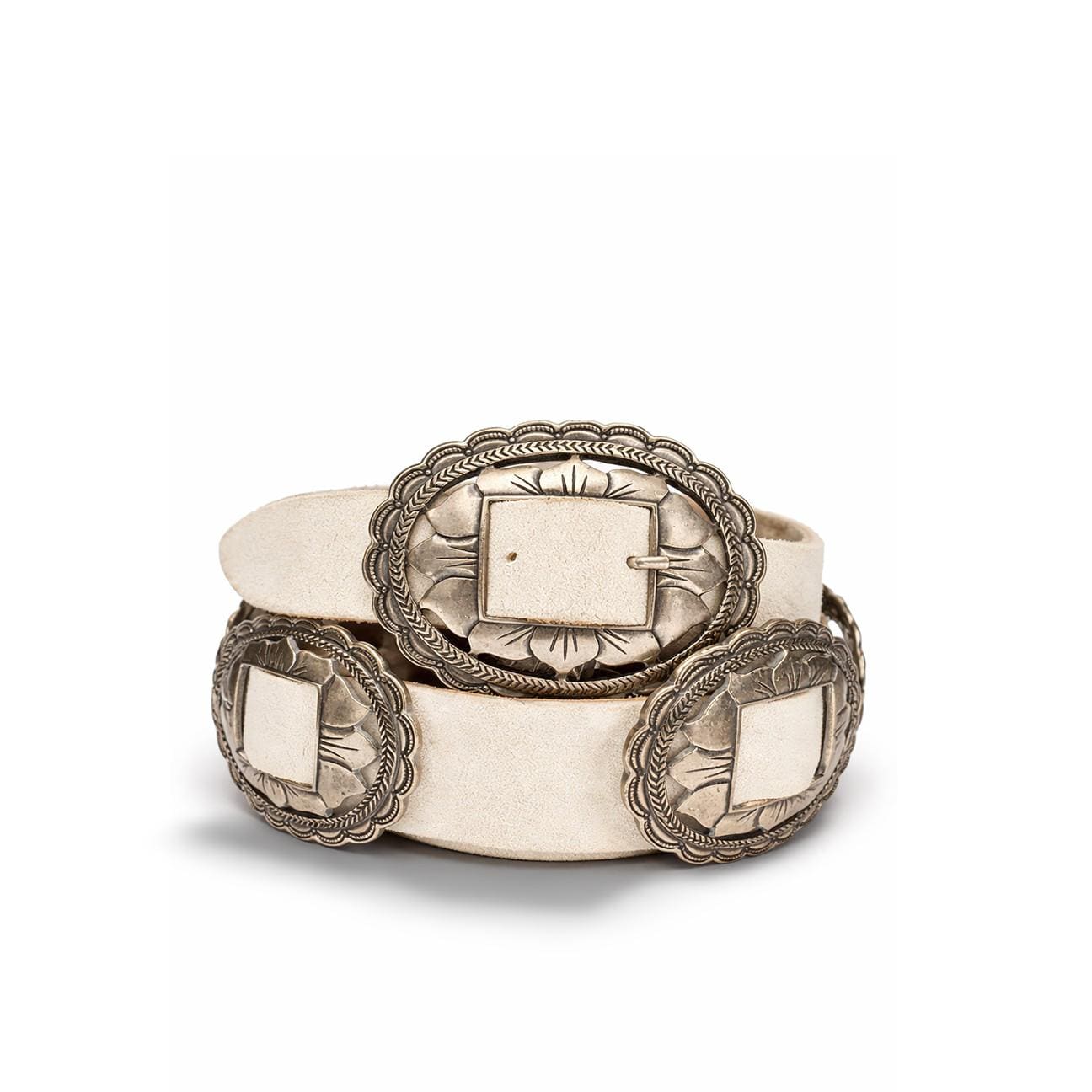 Riccardo Forconi Cintura donna in pelle Latte