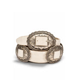 Riccardo Forconi Cintura donna in pelle Latte