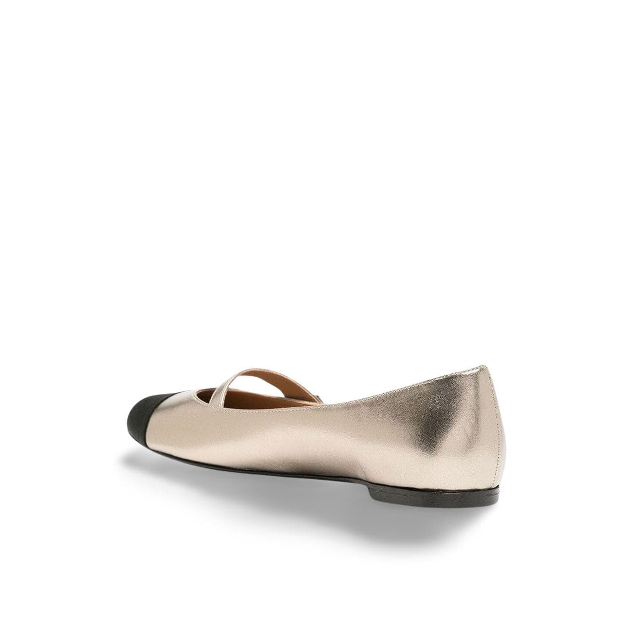 ROBERTO FESTA Ballerina Divy flat bicolore Oro e Nero