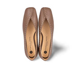 ROBERTO FESTA Ballerina donna in pelle Taupe