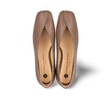 ROBERTO FESTA Ballerina donna in pelle Taupe
