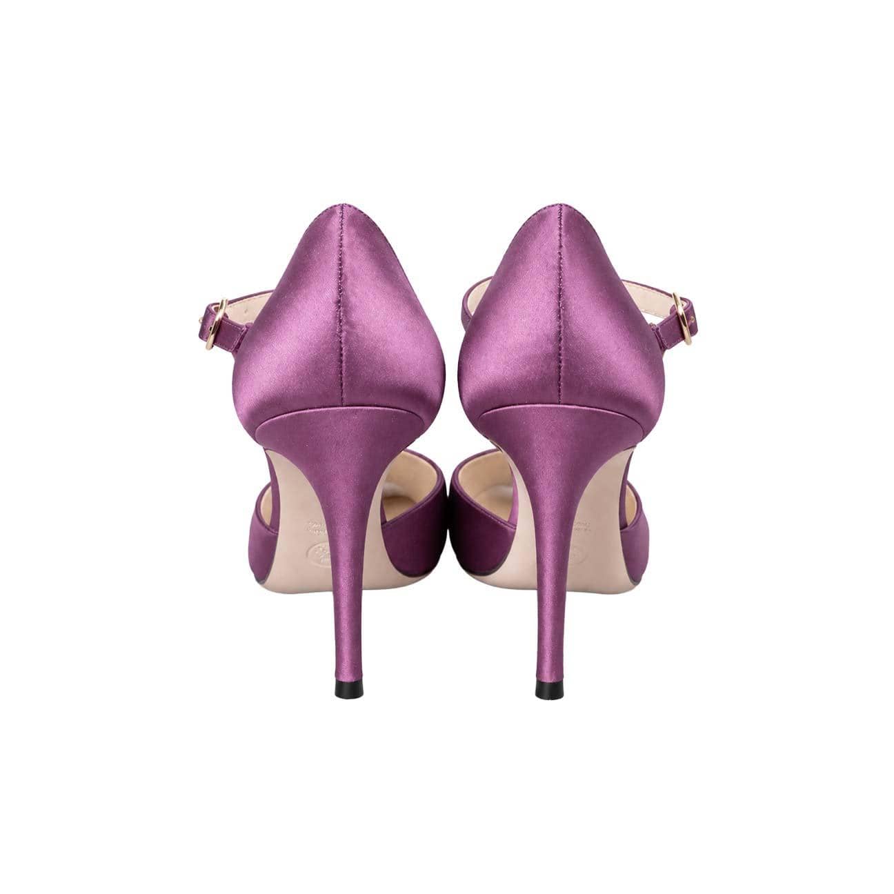 ROBERTO FESTA Pump in raso Malva