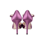 ROBERTO FESTA Pump in raso Malva