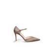 Pump in raso Taupe