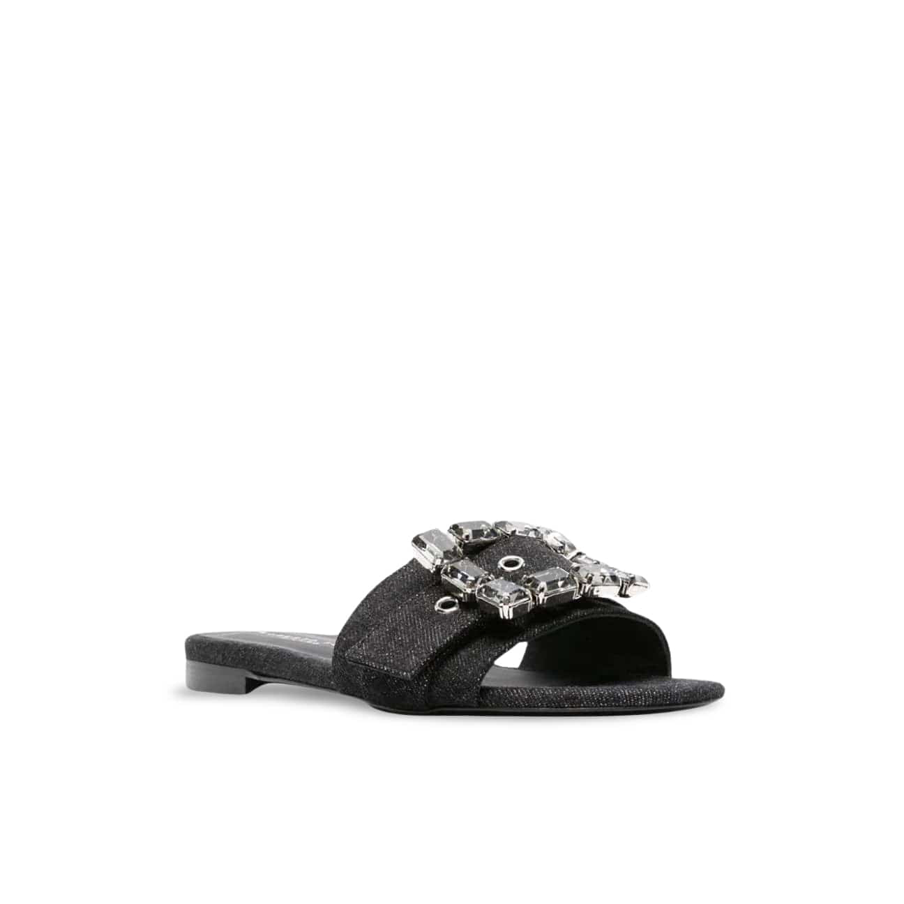 ROBERTO FESTA Sandali Fade in denim Nero