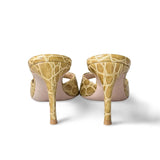 ROBERTO FESTA Sandali in pelle stampa cocco Olio