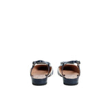 ROBERTO FESTA Slingback donna Mimma in tessuto a righe Blue
