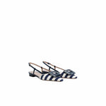ROBERTO FESTA Slingback donna Mimma in tessuto a righe Blue