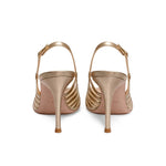 ROBERTO FESTA Slingback in pelle Oro