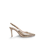 ROBERTO FESTA Slingback in pelle Oro
