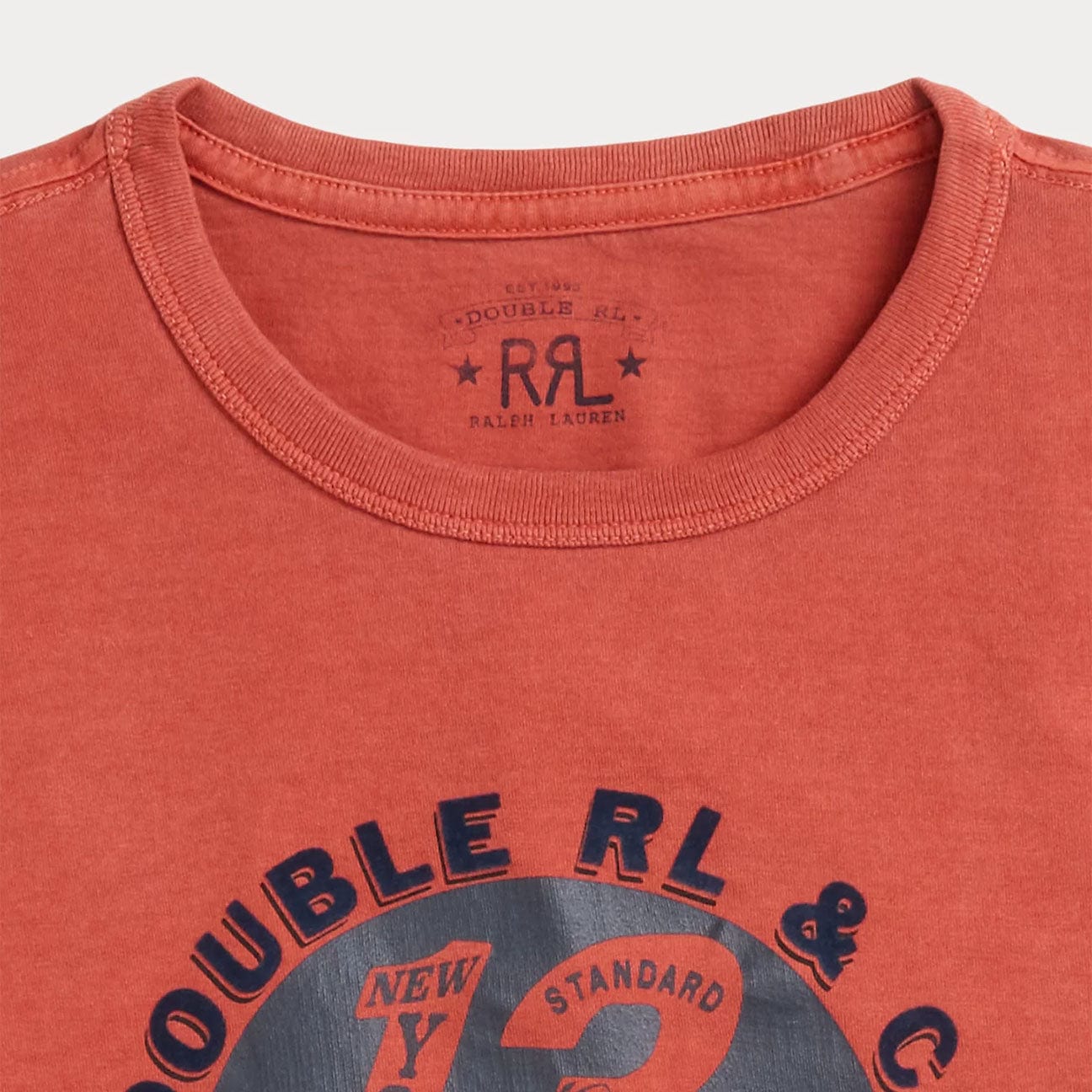 RRL T-Shirt con grafica Rosso