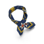 RRL Bandana con Logo Blue Indaco