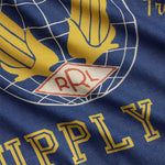 RRL Bandana con Logo Blue Indaco