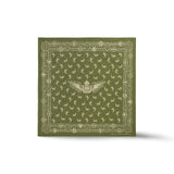 RRL Bandana in cotone con logo alatoVerde