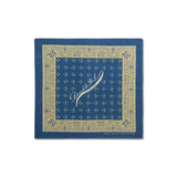 RRL Bandana in cotone indaco con logo Blue