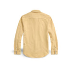 RRL Camicia da uomo western Slim-Fit Giallo