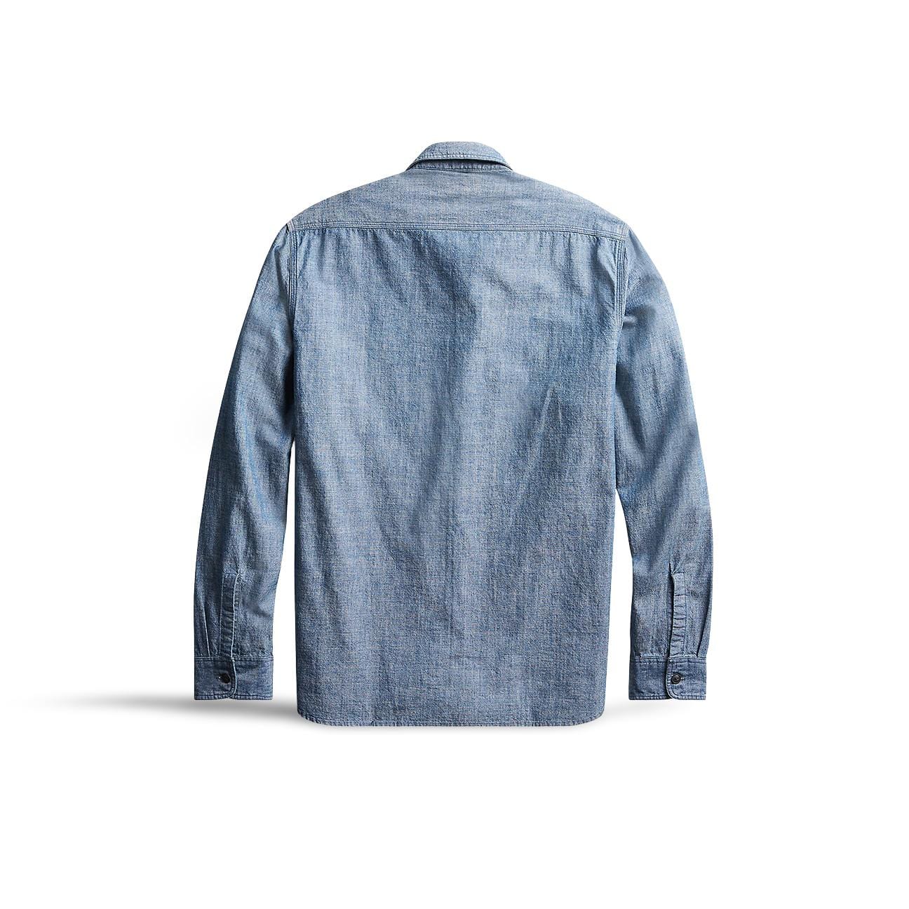 RRL Camicia in chambray indaco