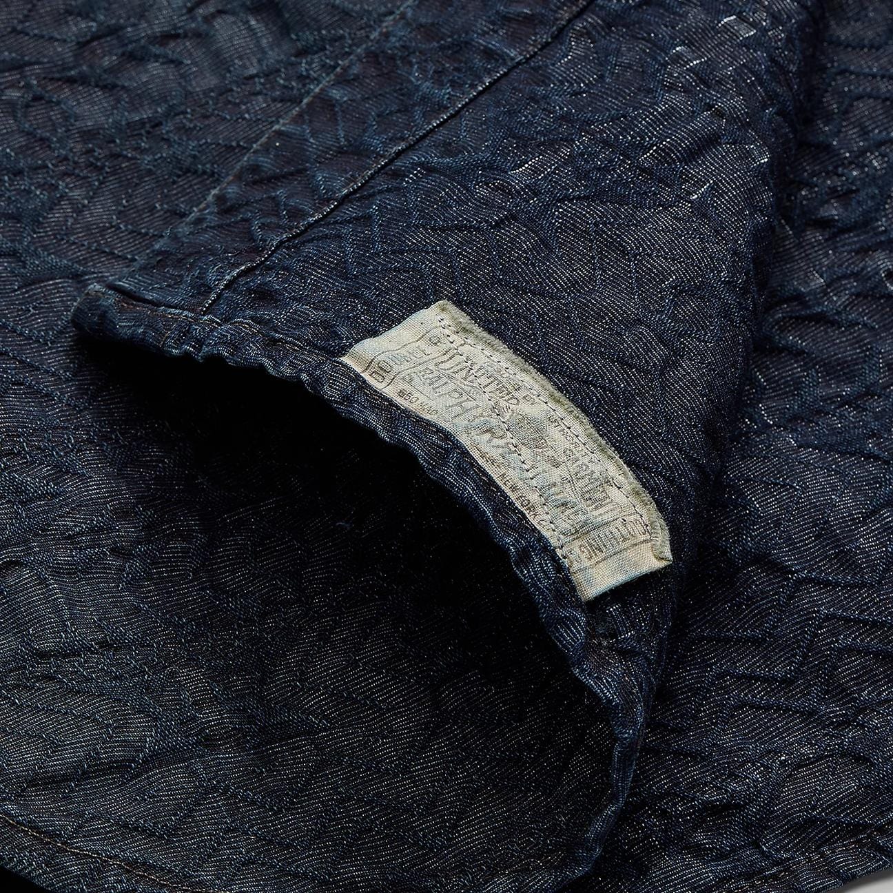 RRL Camicia jacquard indaco