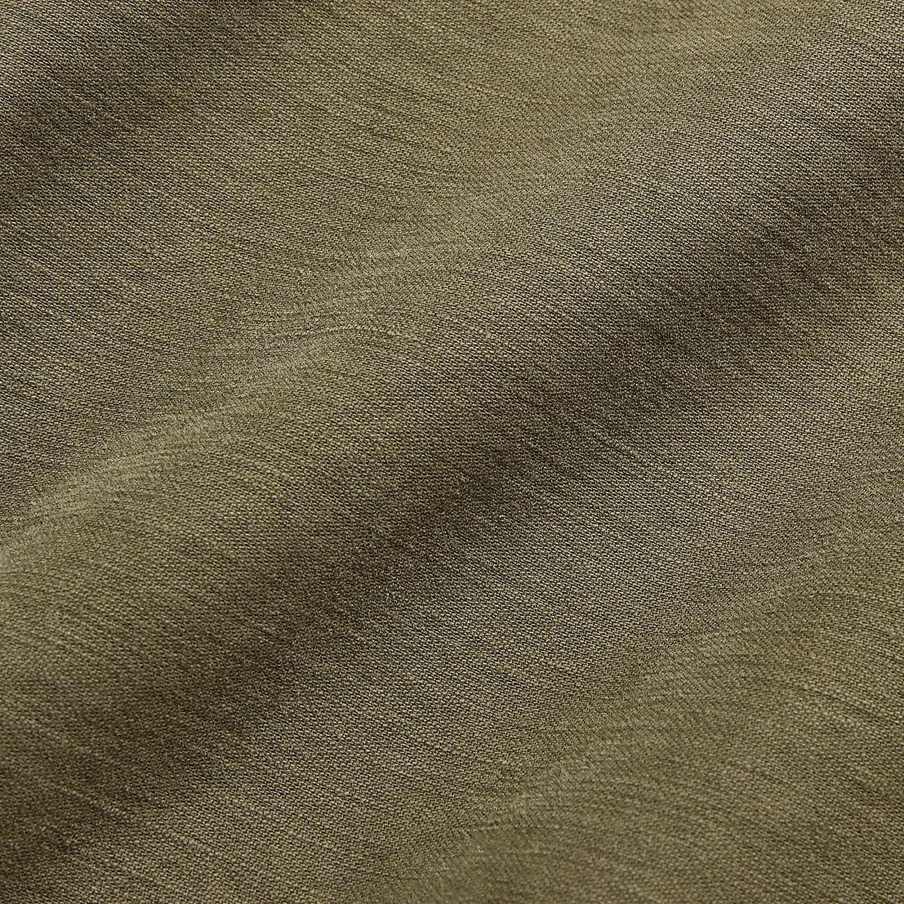 RRL Camicia militare in cotone Verde Militare