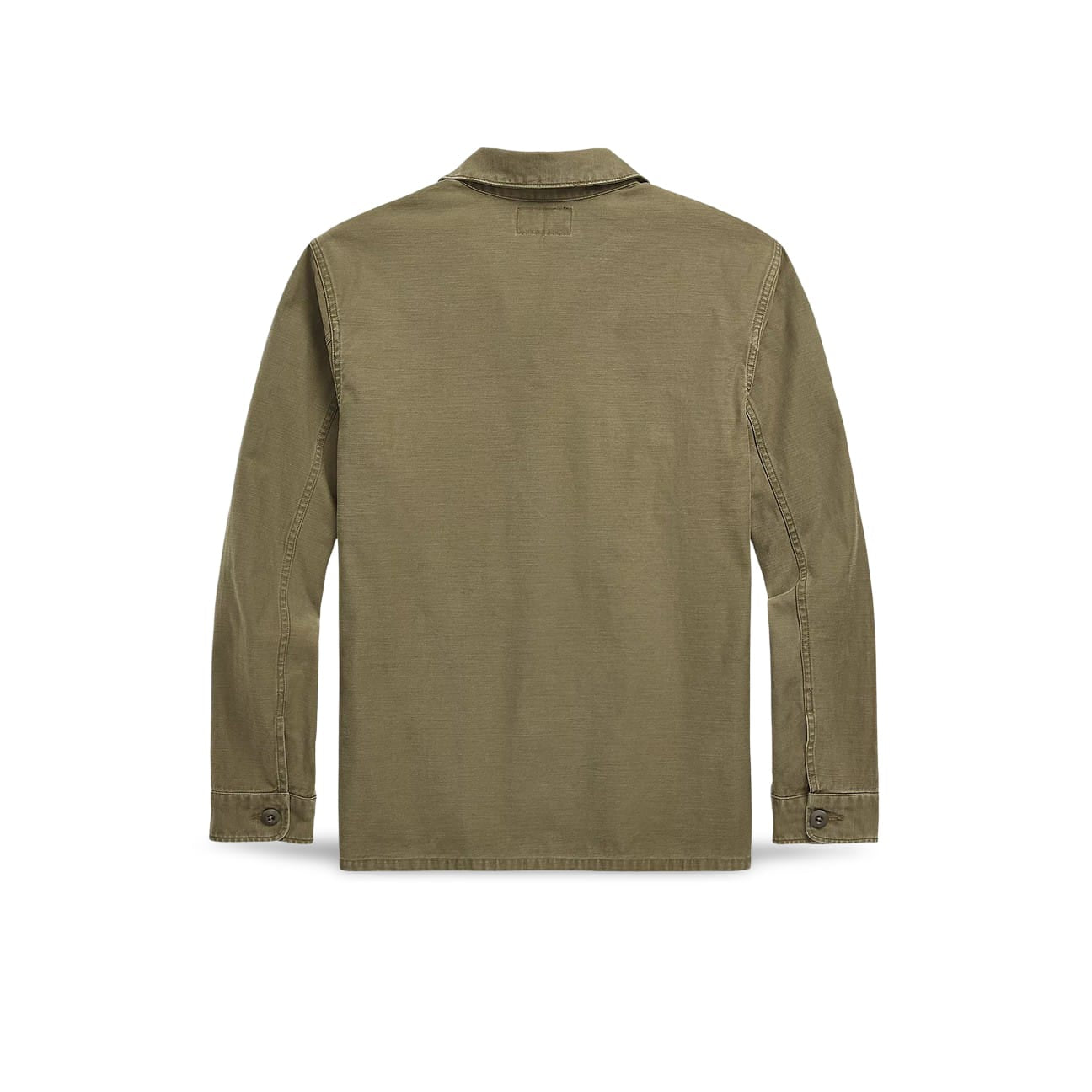 RRL Camicia militare in cotone Verde Militare