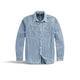 RRL Camicia uomo double face Indaco