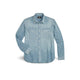 RRL Camicia uomo in chambray Indaco