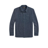 RRL Camicia uomo Reversibile  Indaco